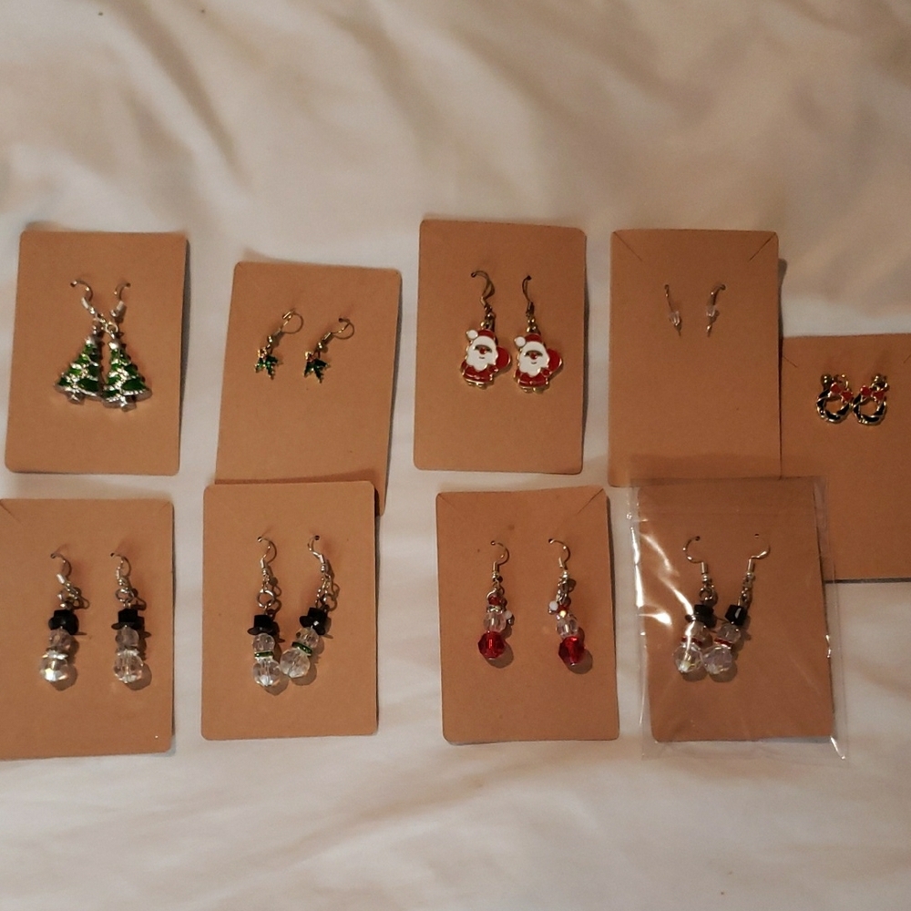 Festive Holiday Earrings Set (One Pair Only.)